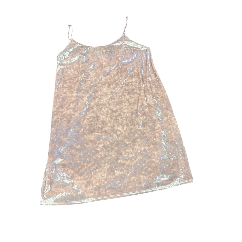 Victoria’s Secret Pink Velvet Slip Dress Strappy Mini Sexy Party size medium